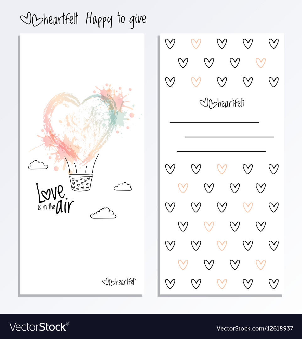 Valentines day two side card