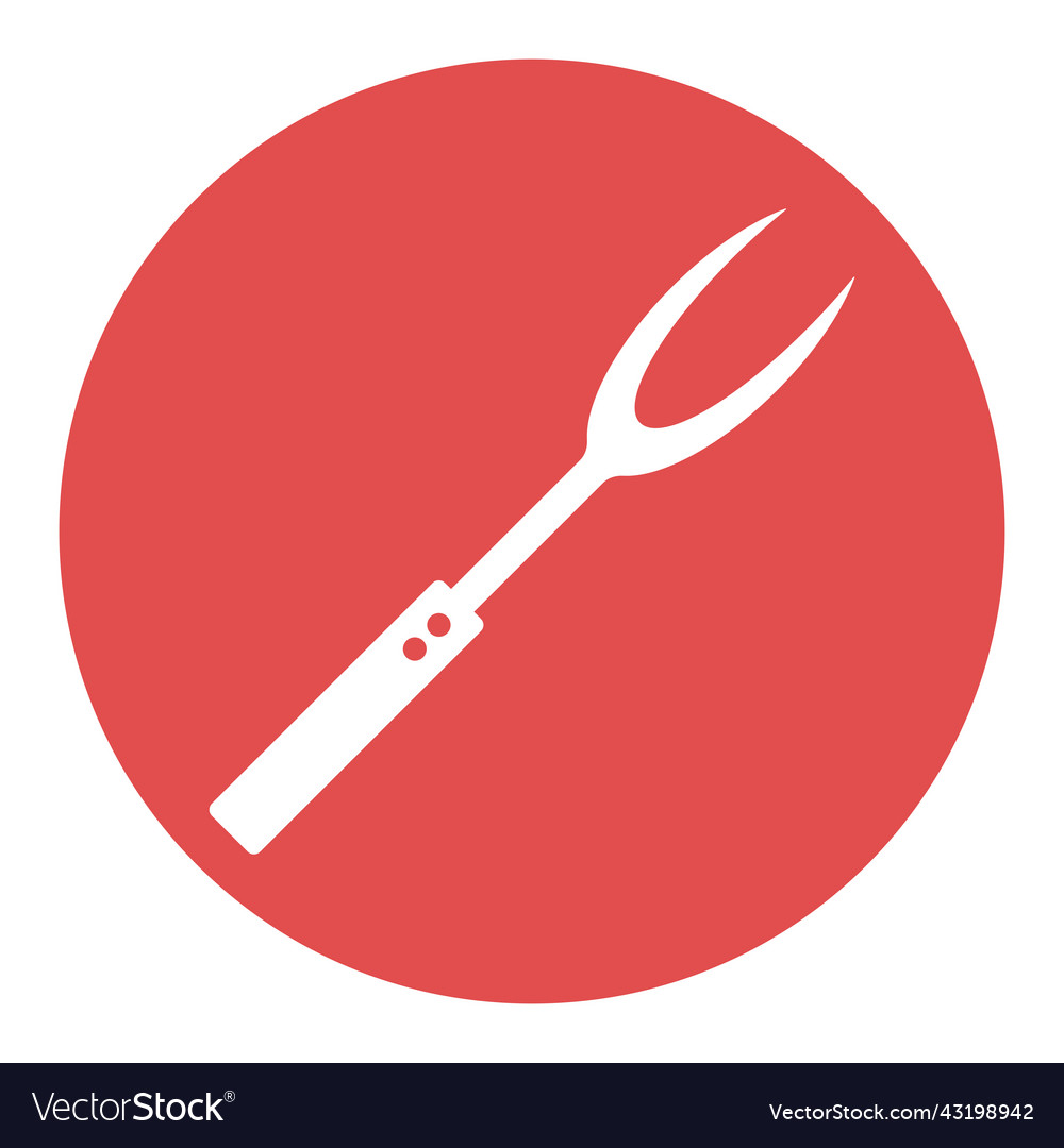 Big kitchen fork glyph icon appliances