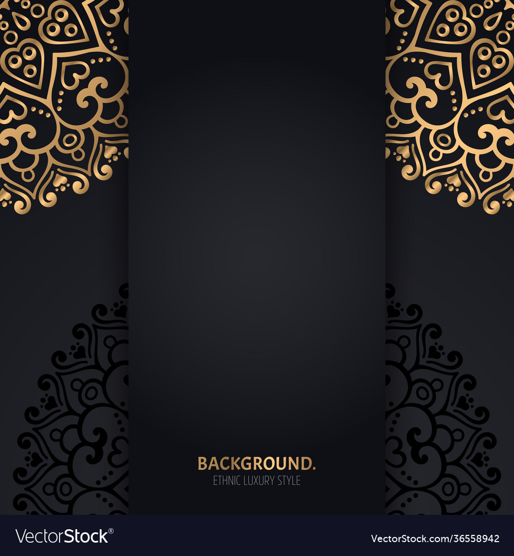 Luxury islamic background with mandala