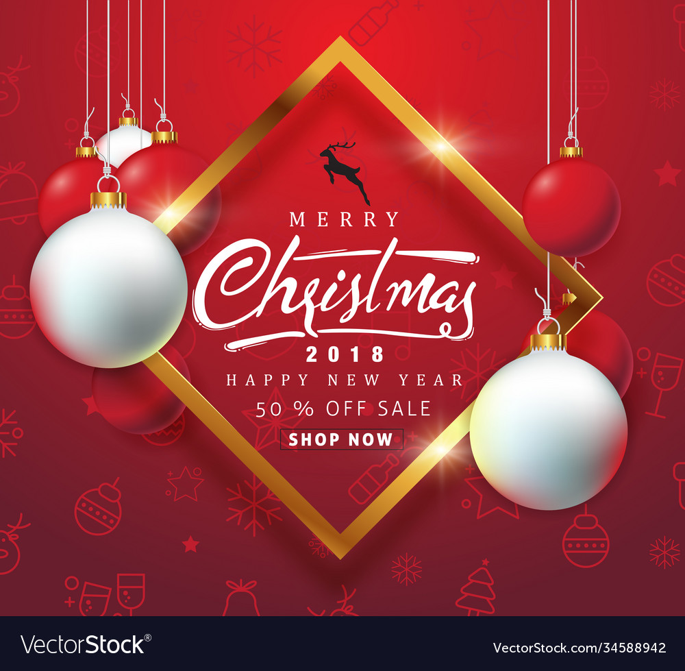 Merry Christmas 13 Royalty Free Vector Image Vectorstock 6019