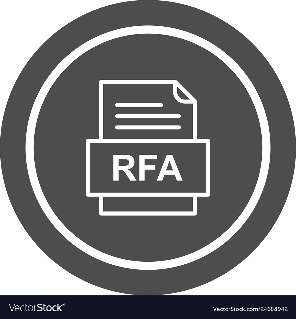 Rfa file document icon