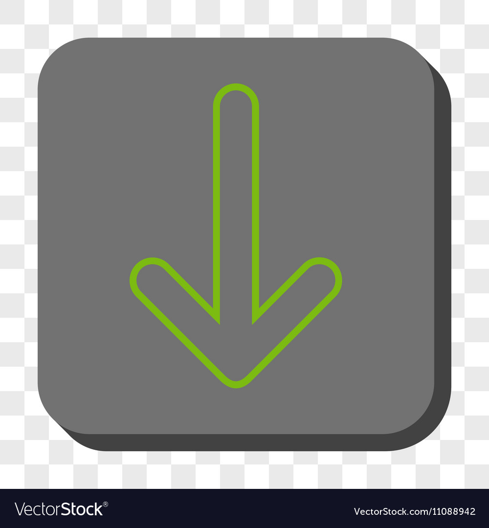 Rounded arrow down square button