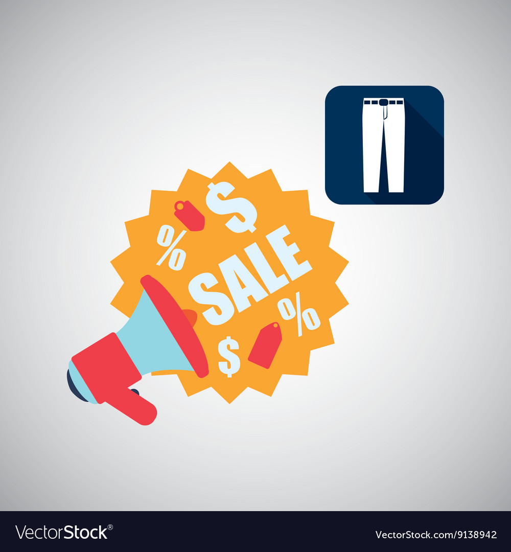 Shopping design sales and retail icon isolated