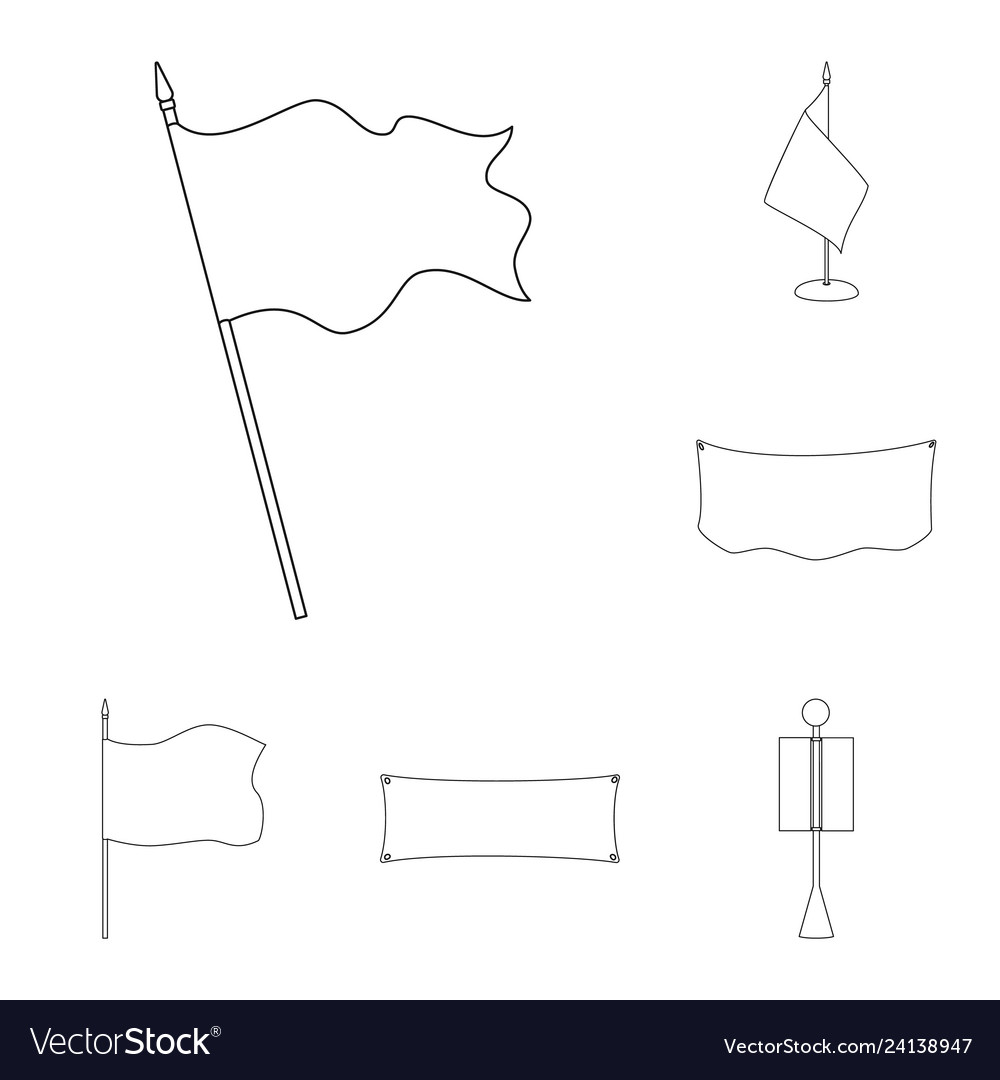Design of blank and canvas symbol