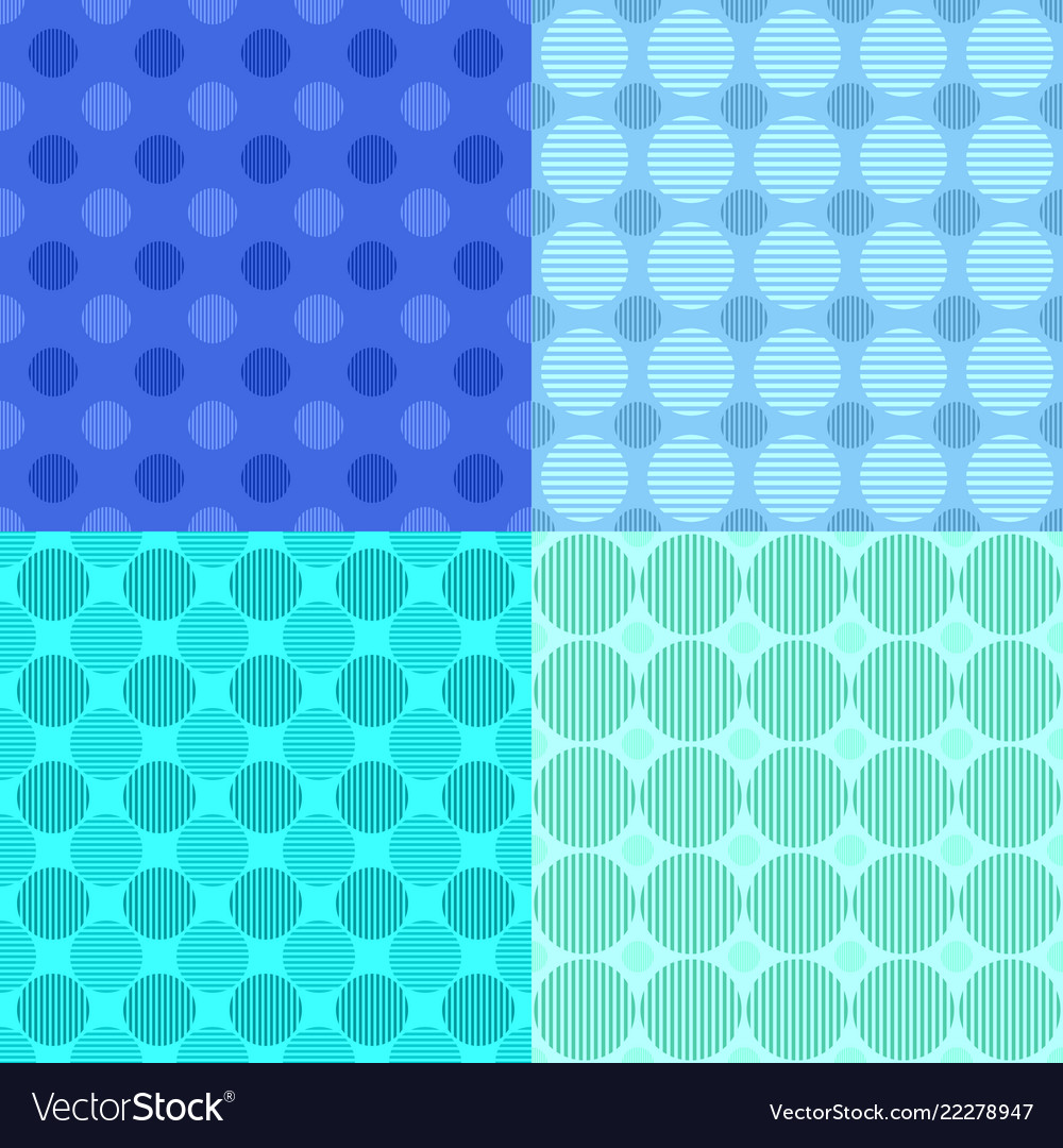 Simple seamless circle pattern background sets
