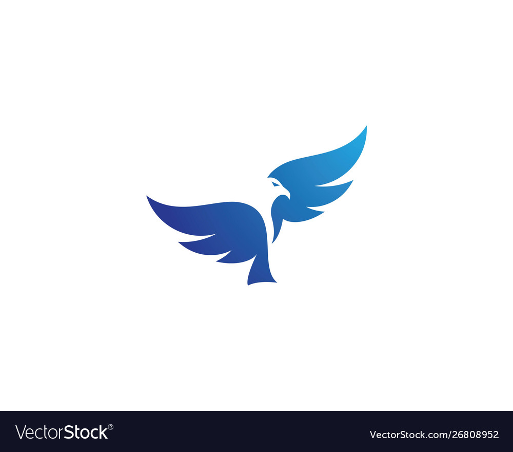 Eagle bird logo Royalty Free Vector Image - VectorStock