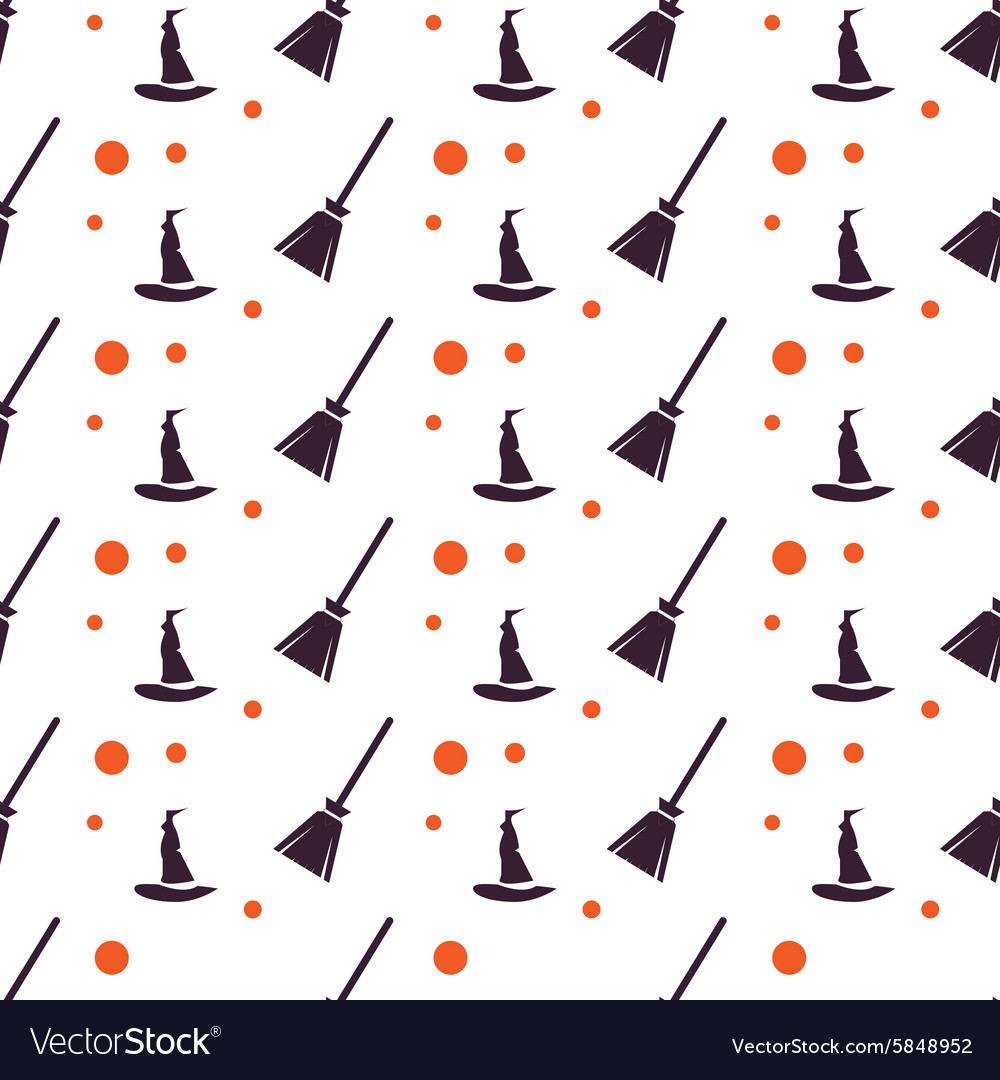 Happy halloween background seamless pattern