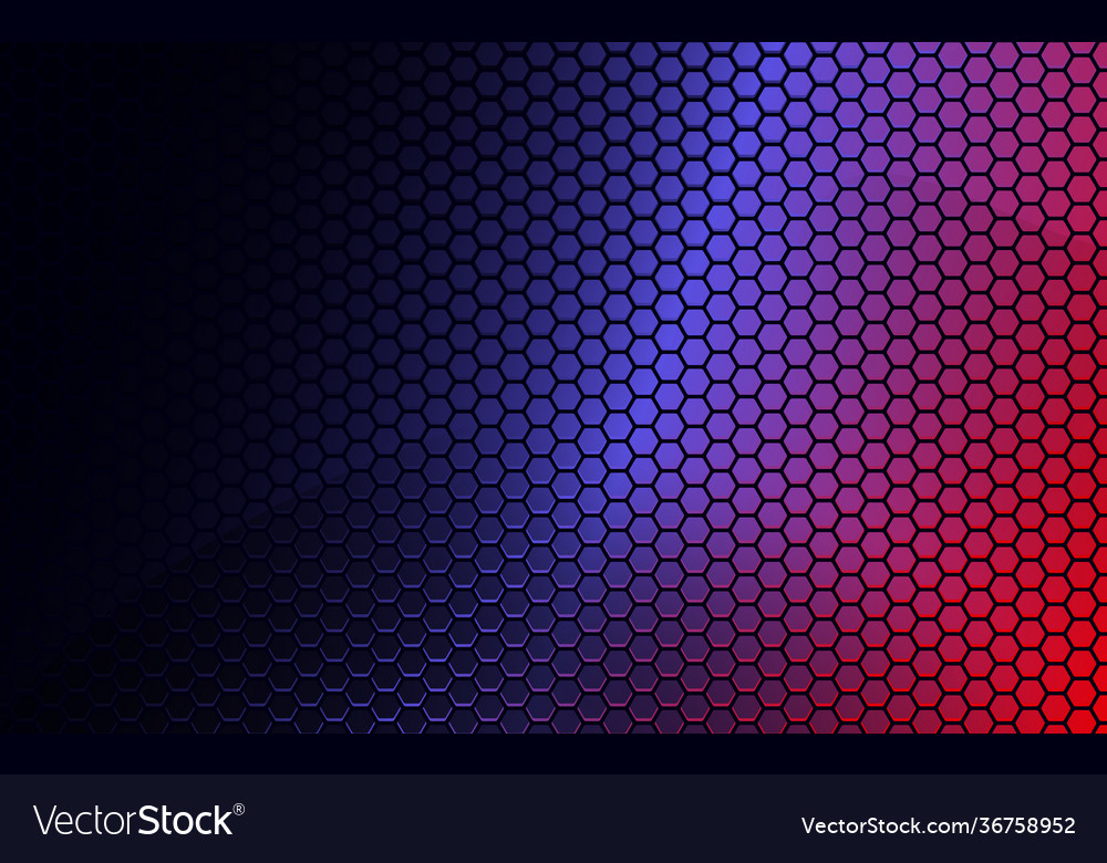 Hexagonal technology pattern background vector image Hexagonal technology pattern background