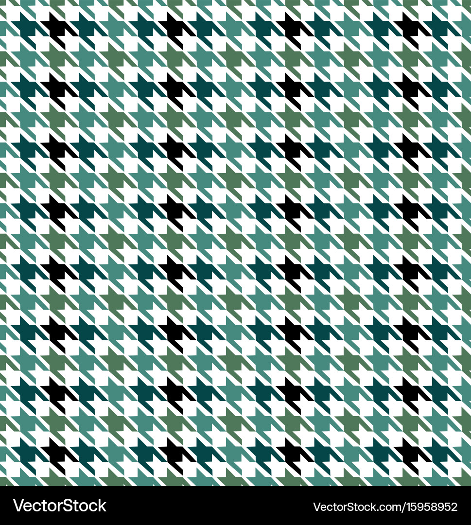 Hounds tooth seamless pattern Royalty Free Vector Image