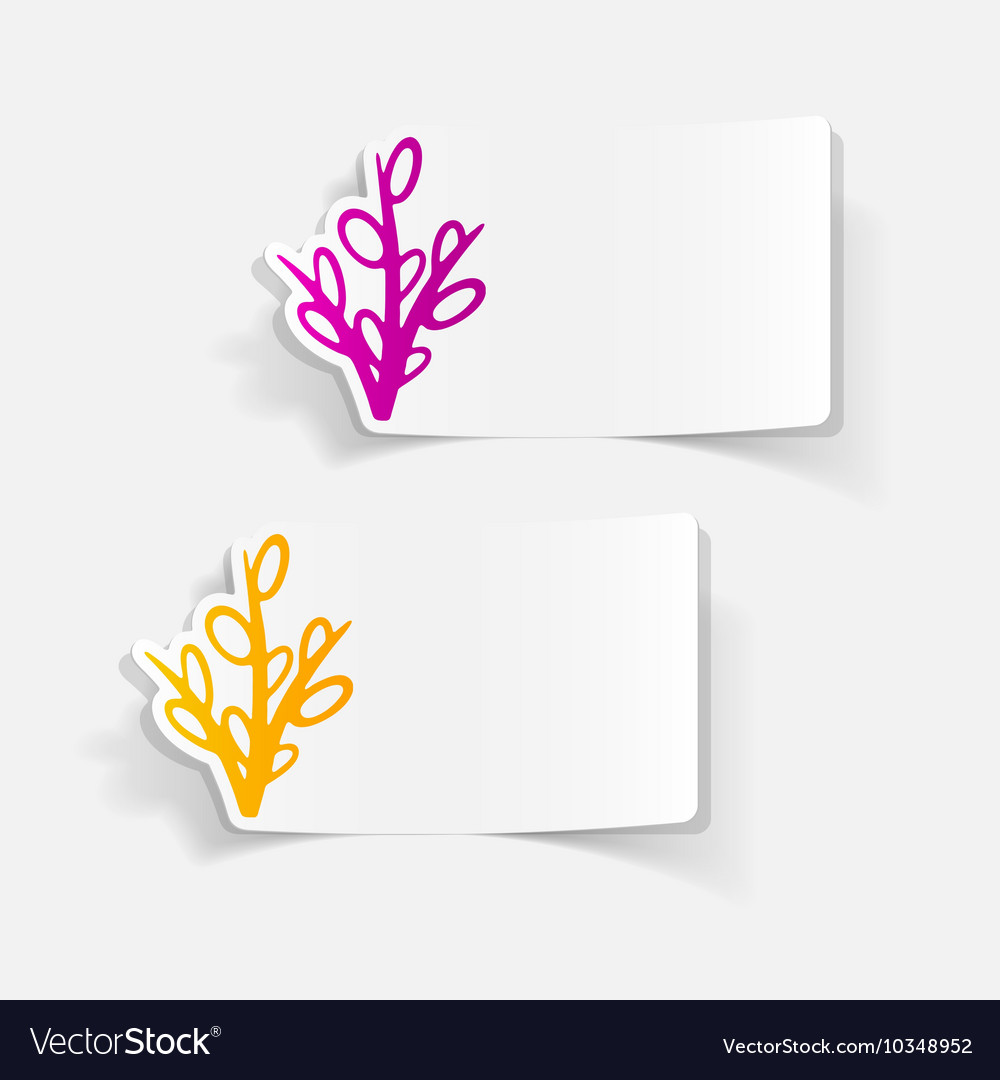 Realistic design element willow