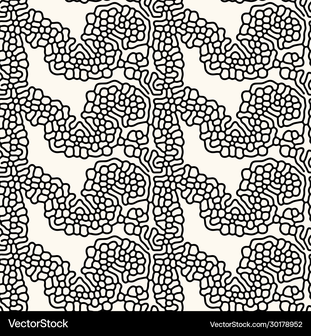 Seamless abstract pattern with rounded Royalty Free Vector
