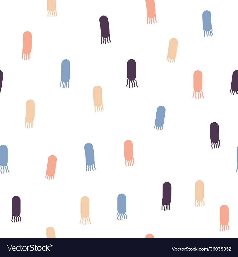 Simple abstract doodle repeat pattern vector image Simple abstract doodle repeat pattern