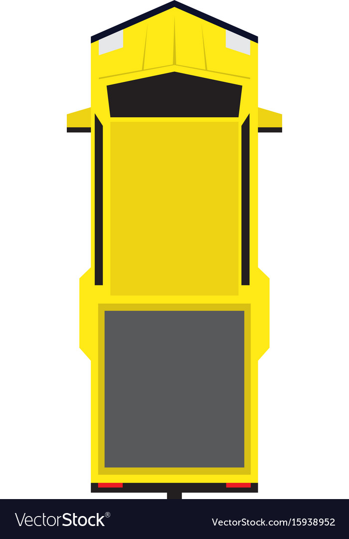 Top view of a van Royalty Free Vector Image - VectorStock