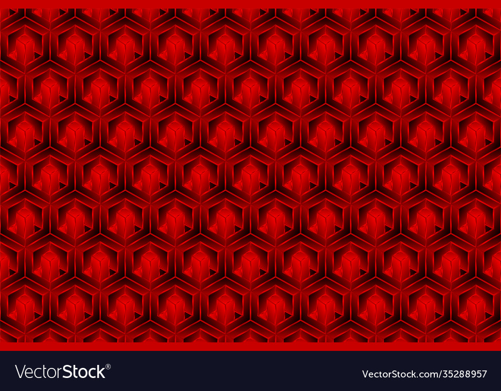 3d red abstract pattern background