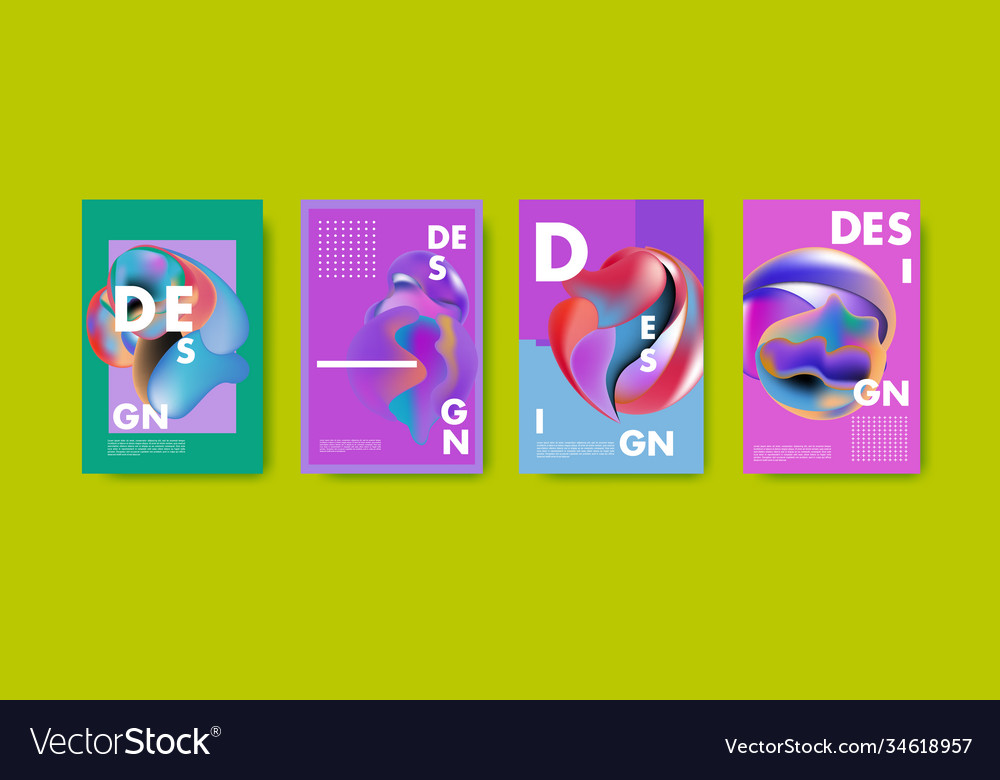 Abstract colorful liquid and fluid pattern