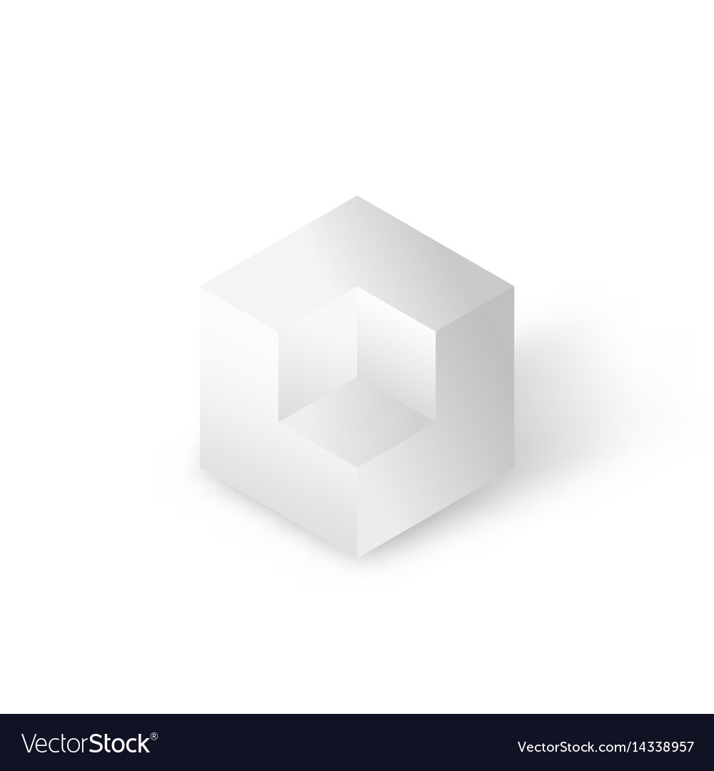 Geometric Cube Shadow