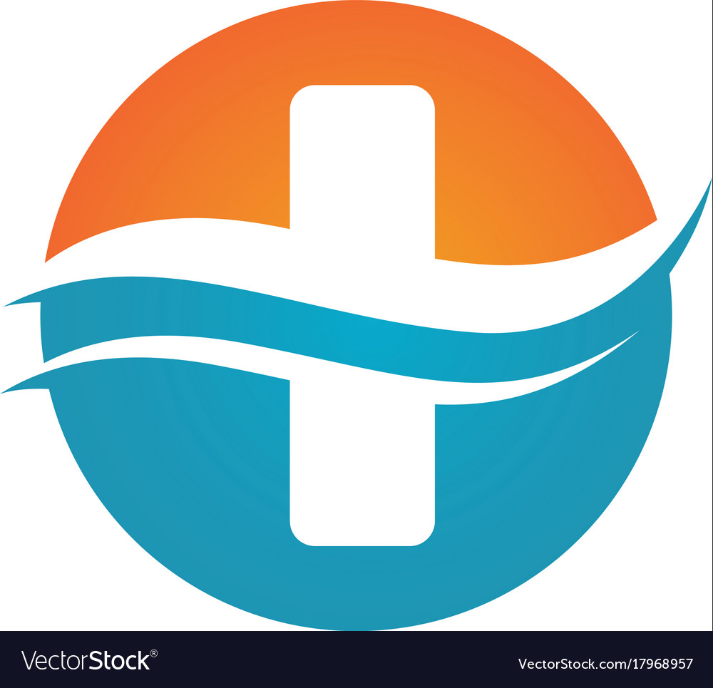 Health medical logo template