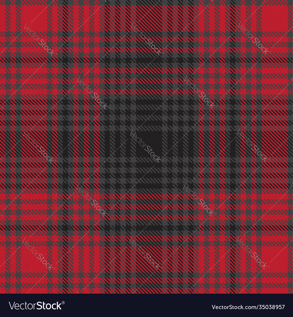 Red ombre plaid textured seamless pattern Vector Image