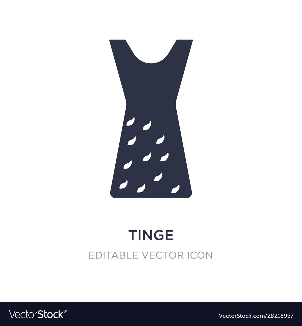 Tinge icon on white background simple element