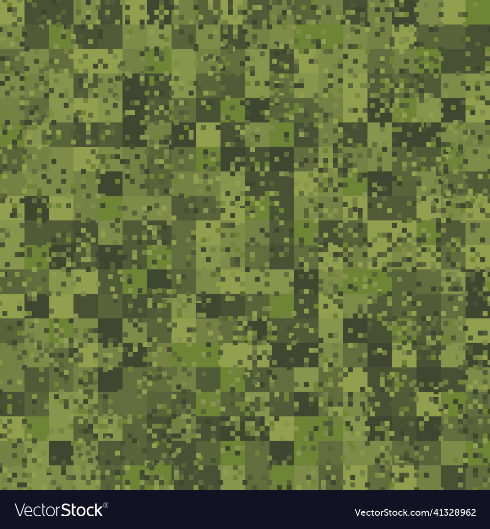 Abstract seamless pattern with green colored