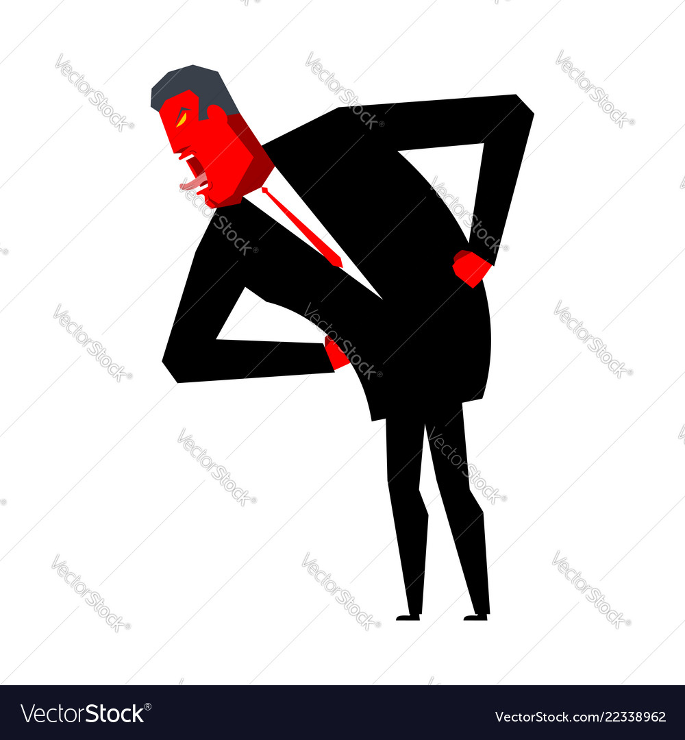 Angry boss yelling office life businessman Vector Image