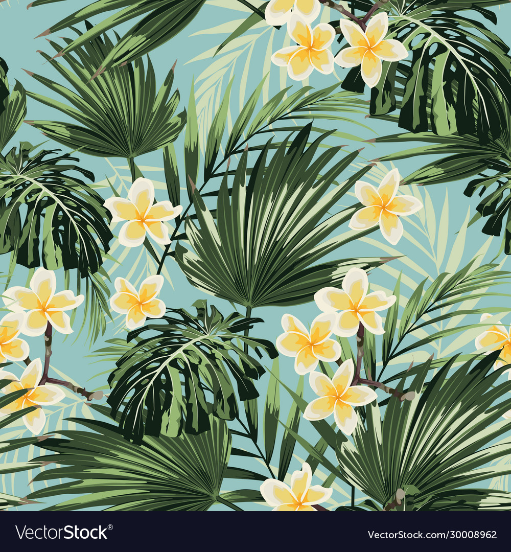 Beautiful seamless floral pattern background Vector Image