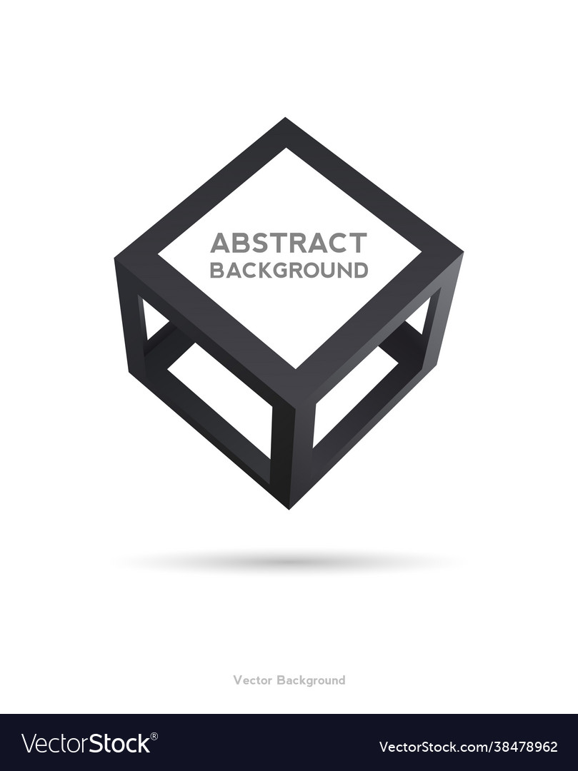 Cube icon 3d frames for your presentation
