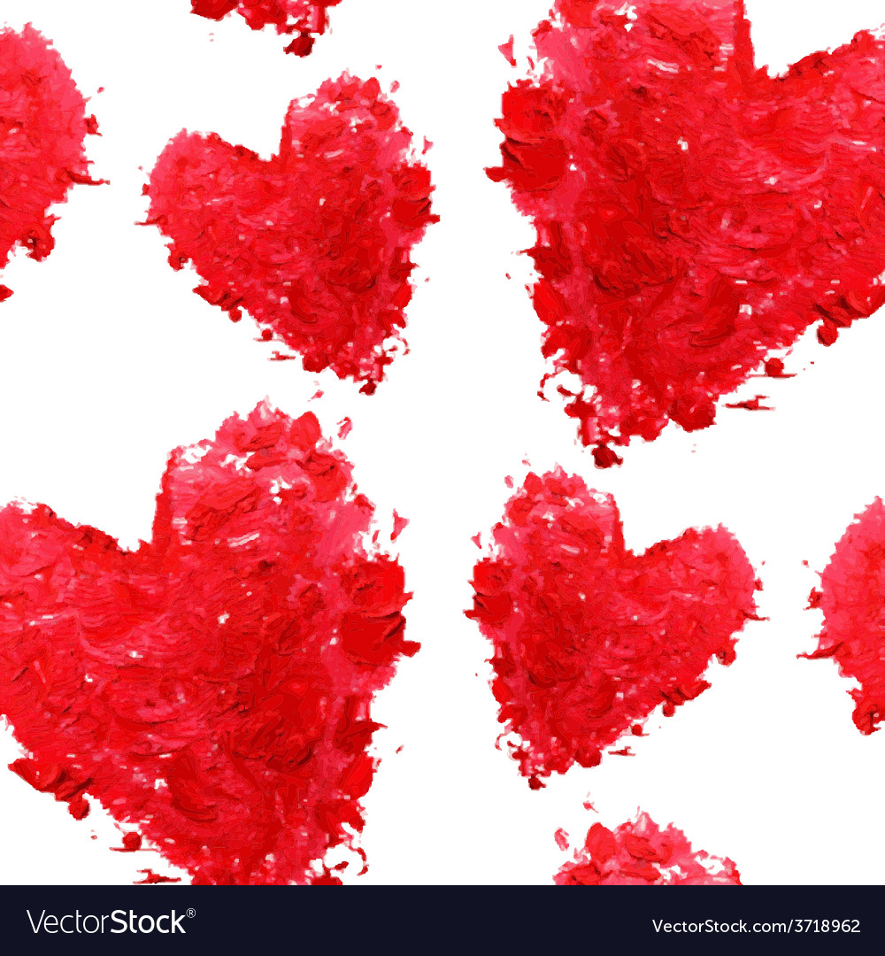 Heart Splatter Pattern