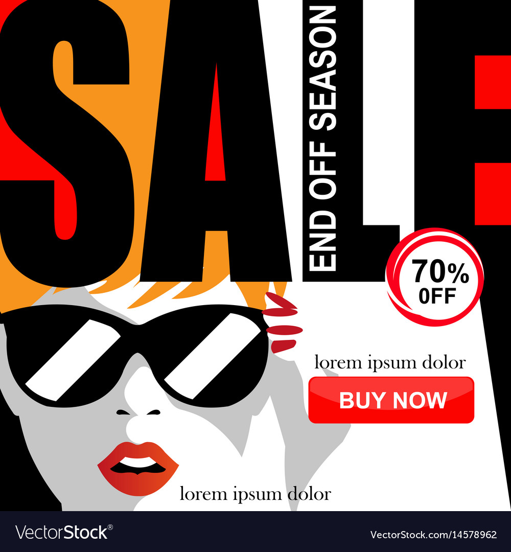 Set of fashion sale banners