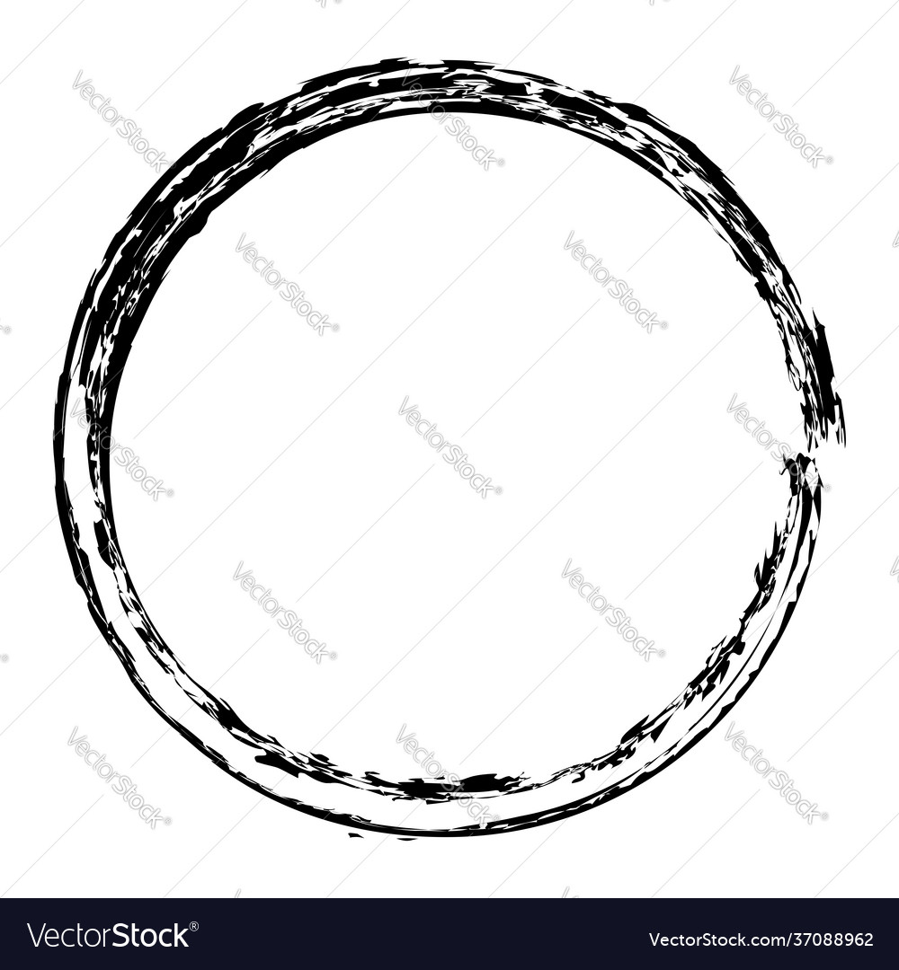 Sketchy scribble grungy circle textured design vector image Sketchy scribble grungy circle textured design