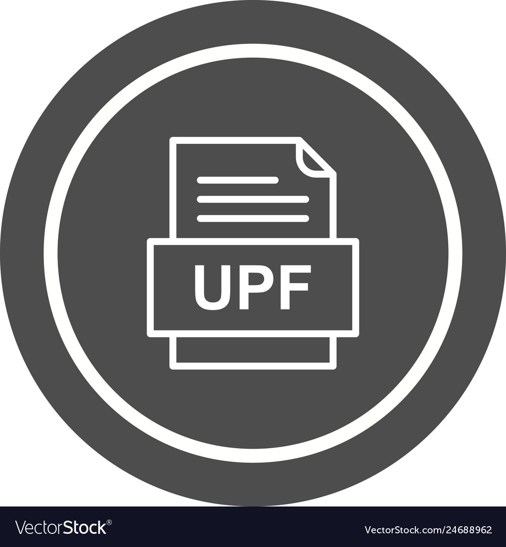 Upf file document icon