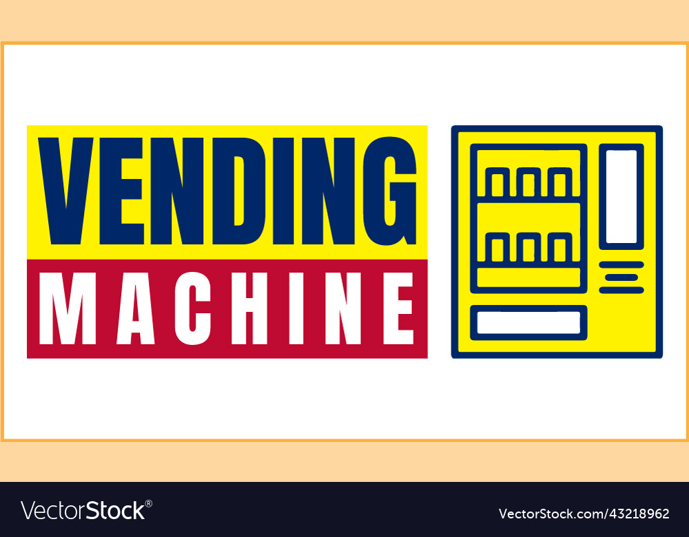 Vending machine logo and icon