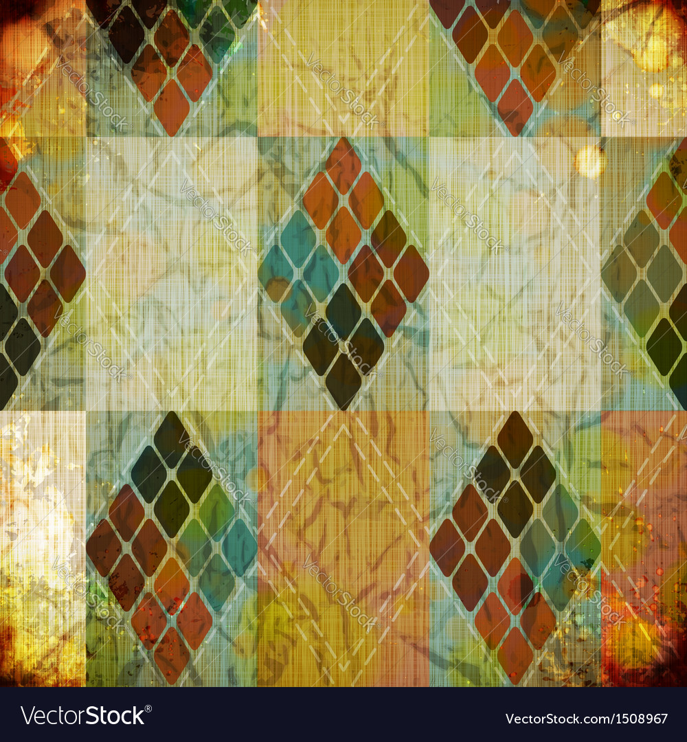 Abstract crumpled retro background
