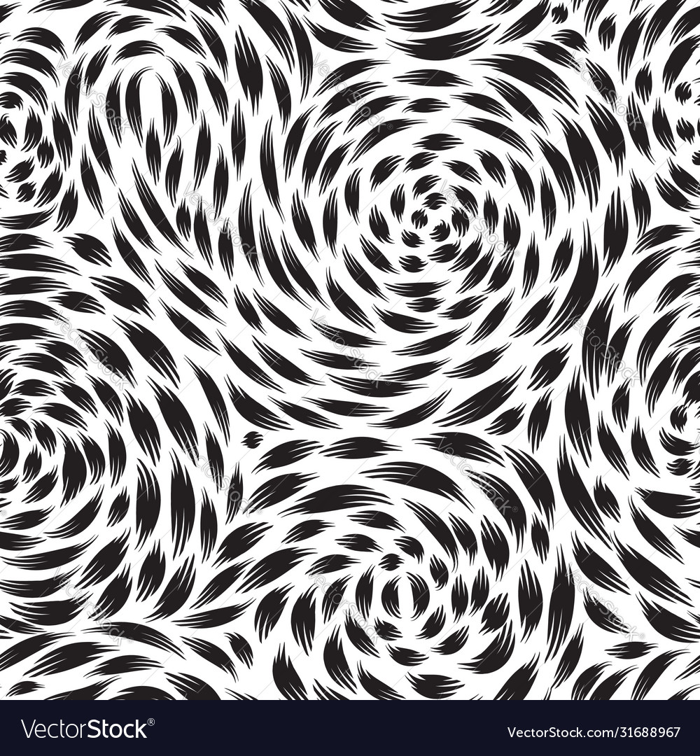 Abstract seamless pattern with swirl line vector image Abstract seamless pattern with swirl line