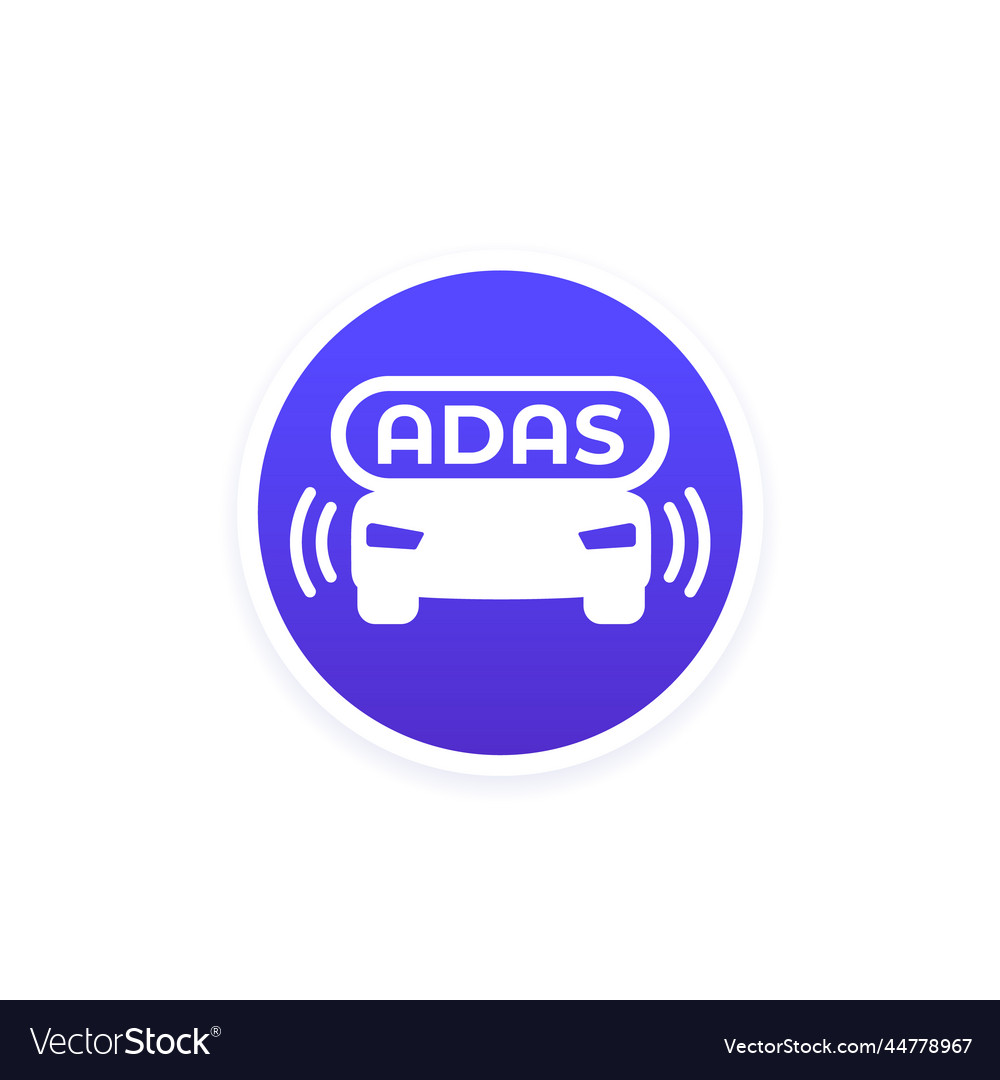 Advanced driver-assistance system icon