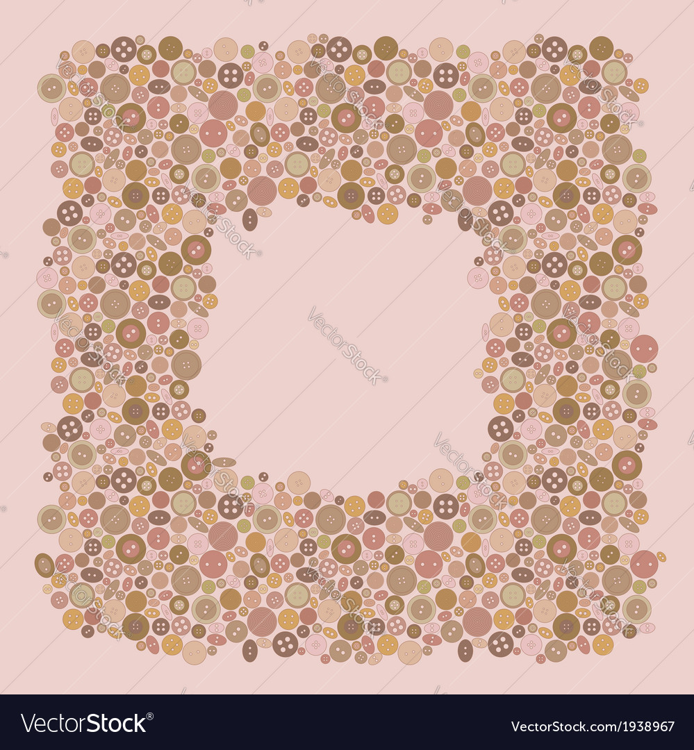 Button Frame Collage