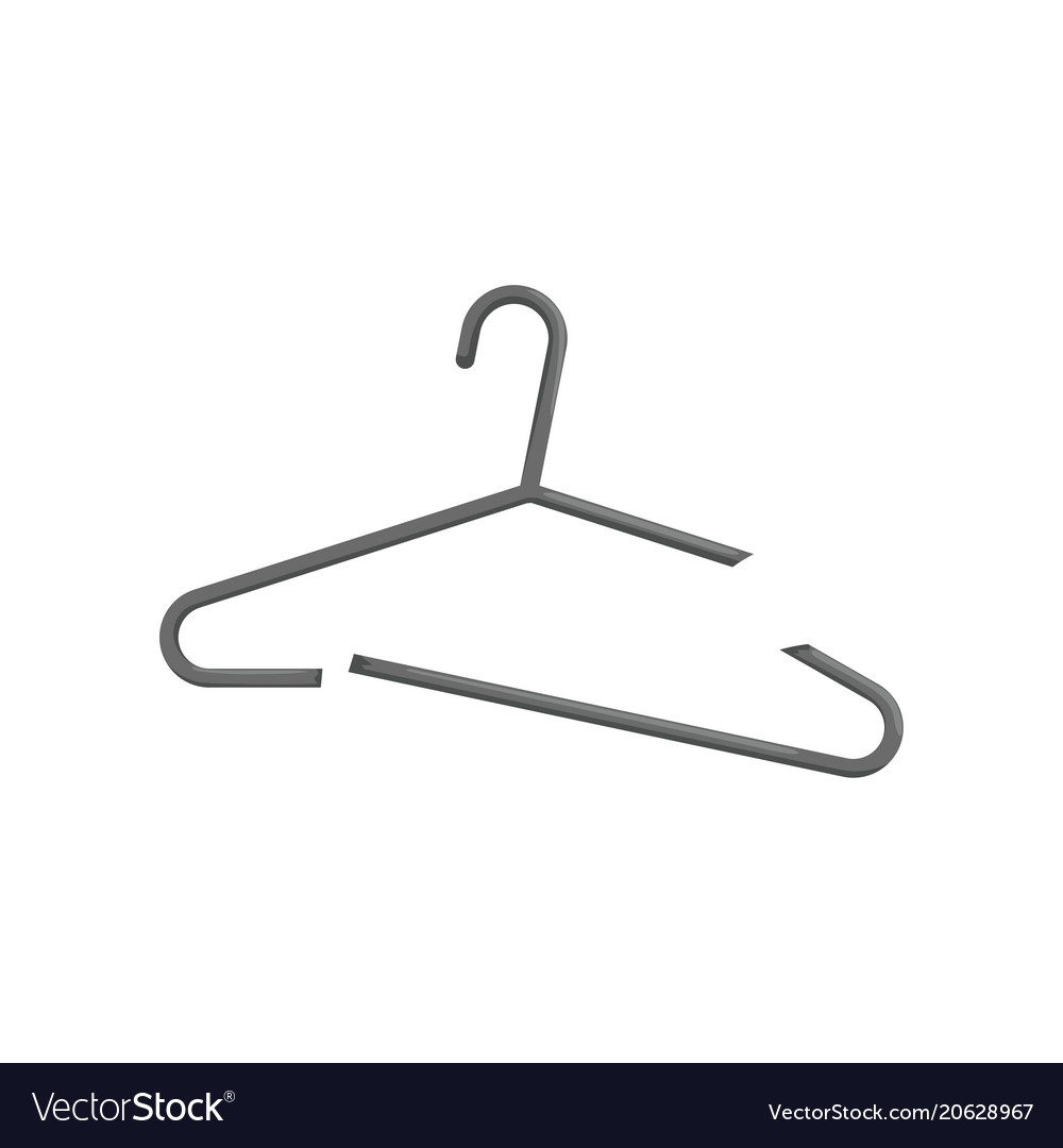 Clothes hanger recycling garbage concept utilize Vector Image