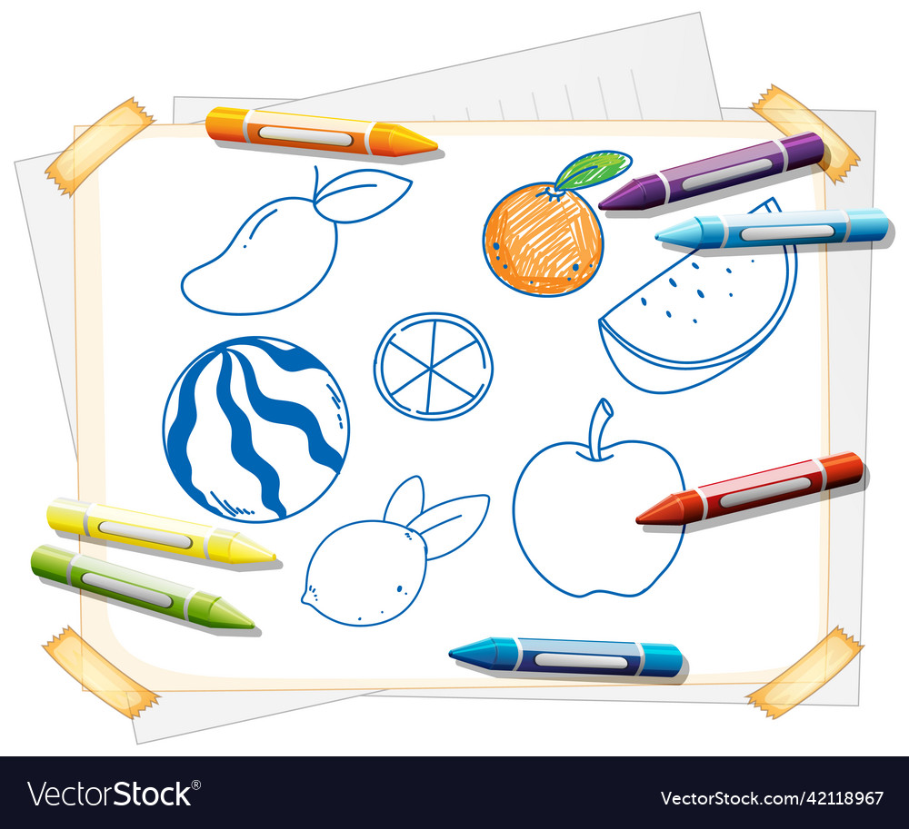 colouring-book-template-for-kids-royalty-free-vector-image