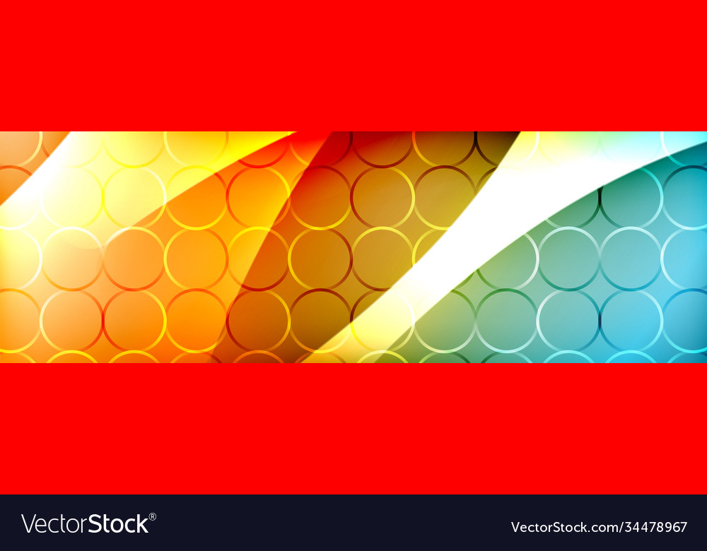 Fluid gradient neon color waves abstract vector image Fluid gradient neon color waves abstract
