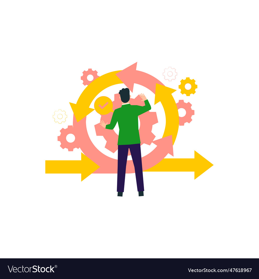 Guy is working on agile settings