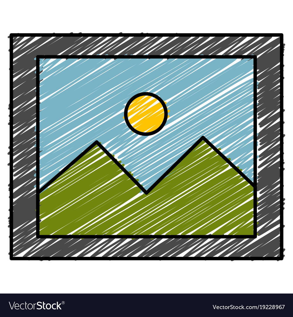 Landscape Snapshot Isolated Icon Royalty Free Vector Image Landscape Snapshot Isolated Icon Royalty Free Vector Image