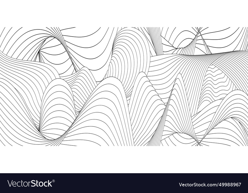 Linear composition layout for the design Vector Image Linear composition layout for the design