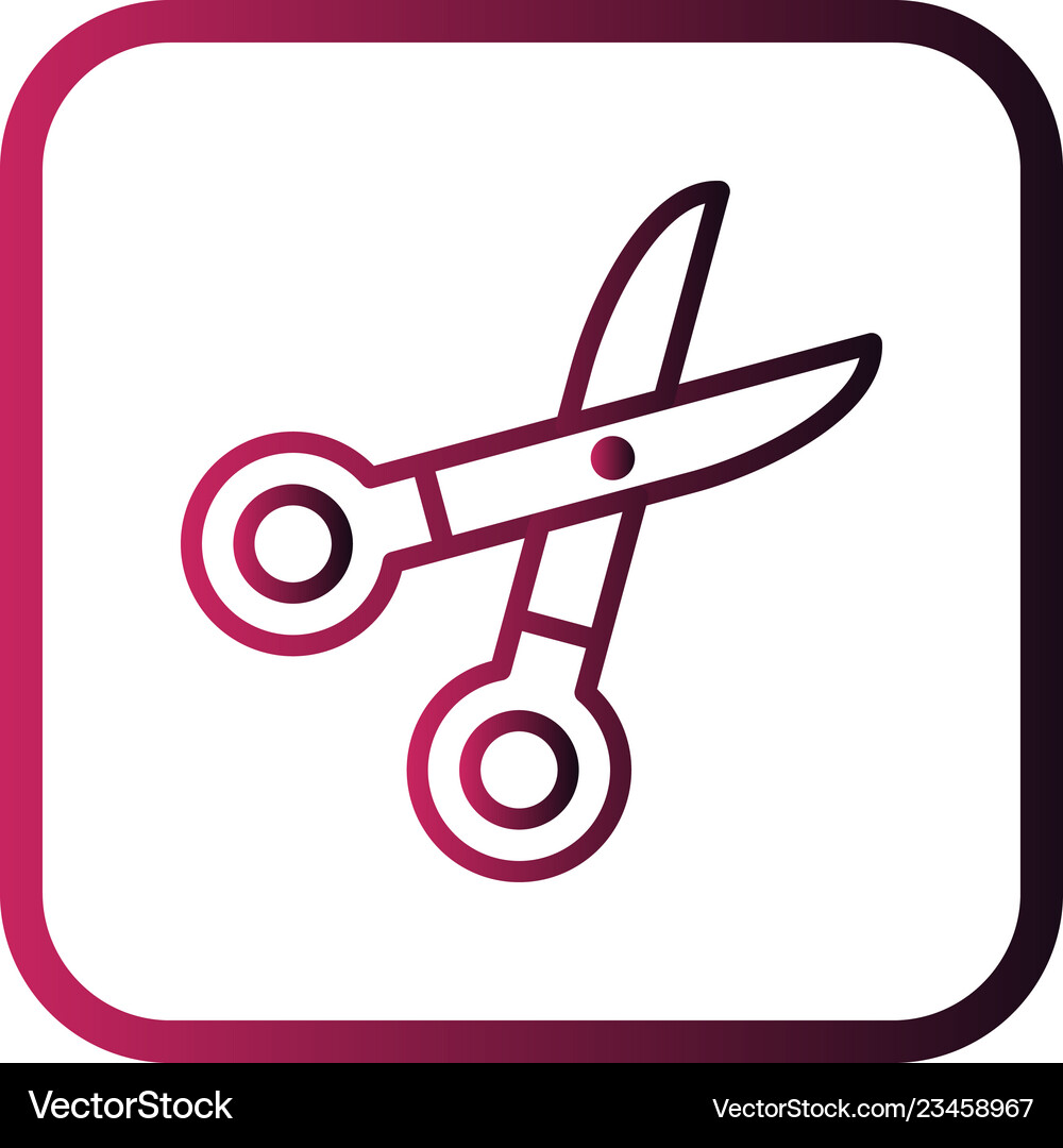 Scissors icon Royalty Free Vector Image - VectorStock
