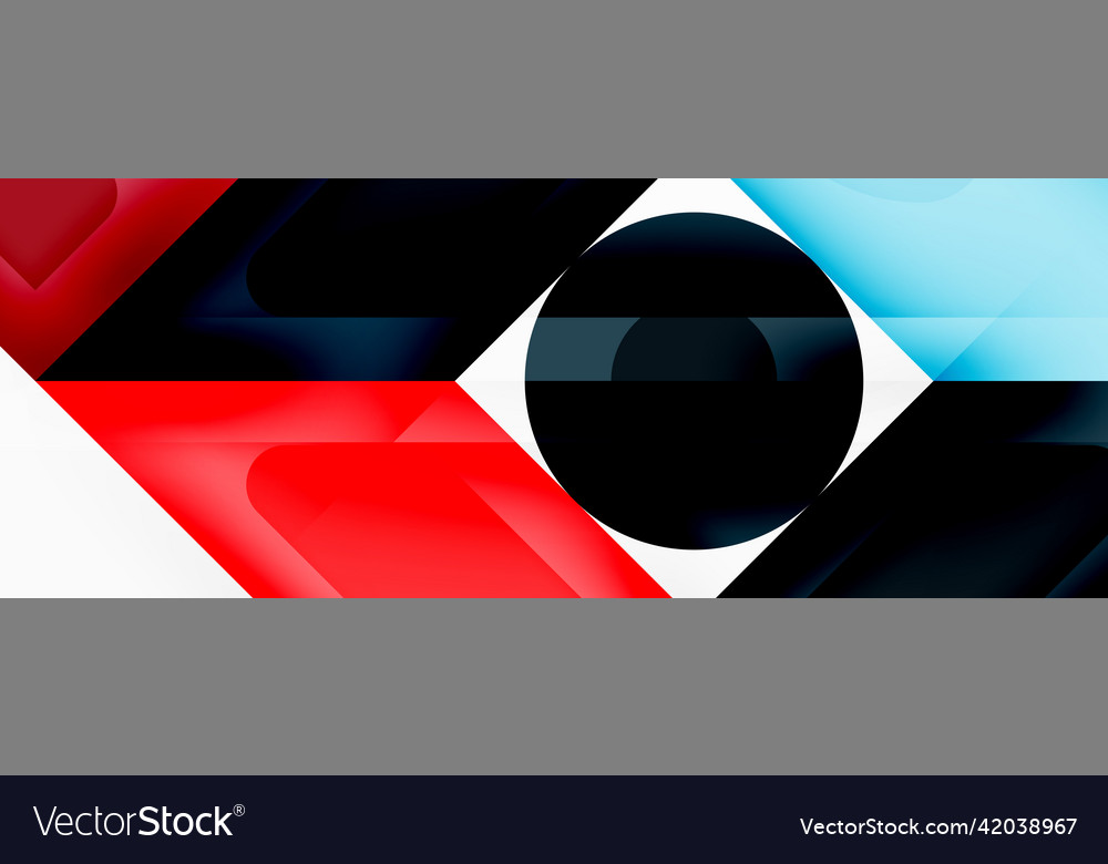 Square and circle minimal abstract background Vector Image Square and circle minimal abstract background