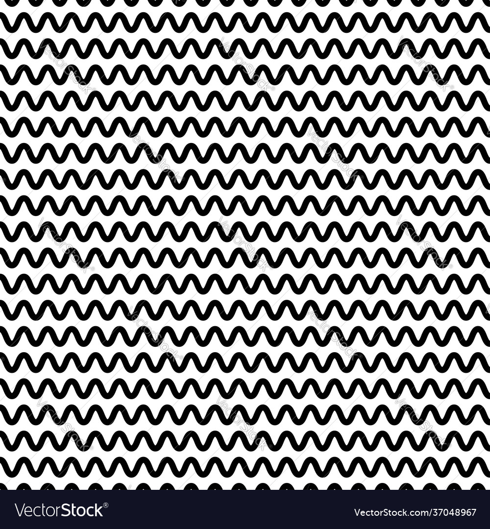 Wavy waving sine lines pattern background Vector Image Wavy waving sine lines pattern background