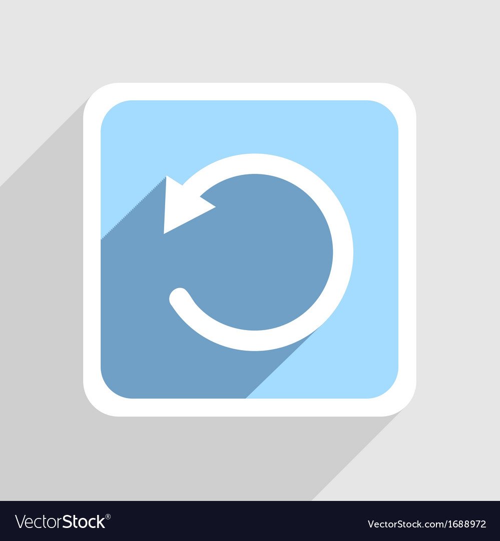 Blue icon on gray background eps10