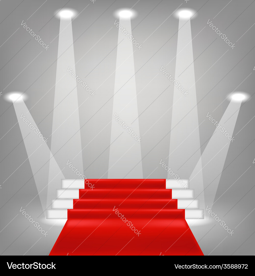 Red carpet Royalty Free Vector Image - VectorStock