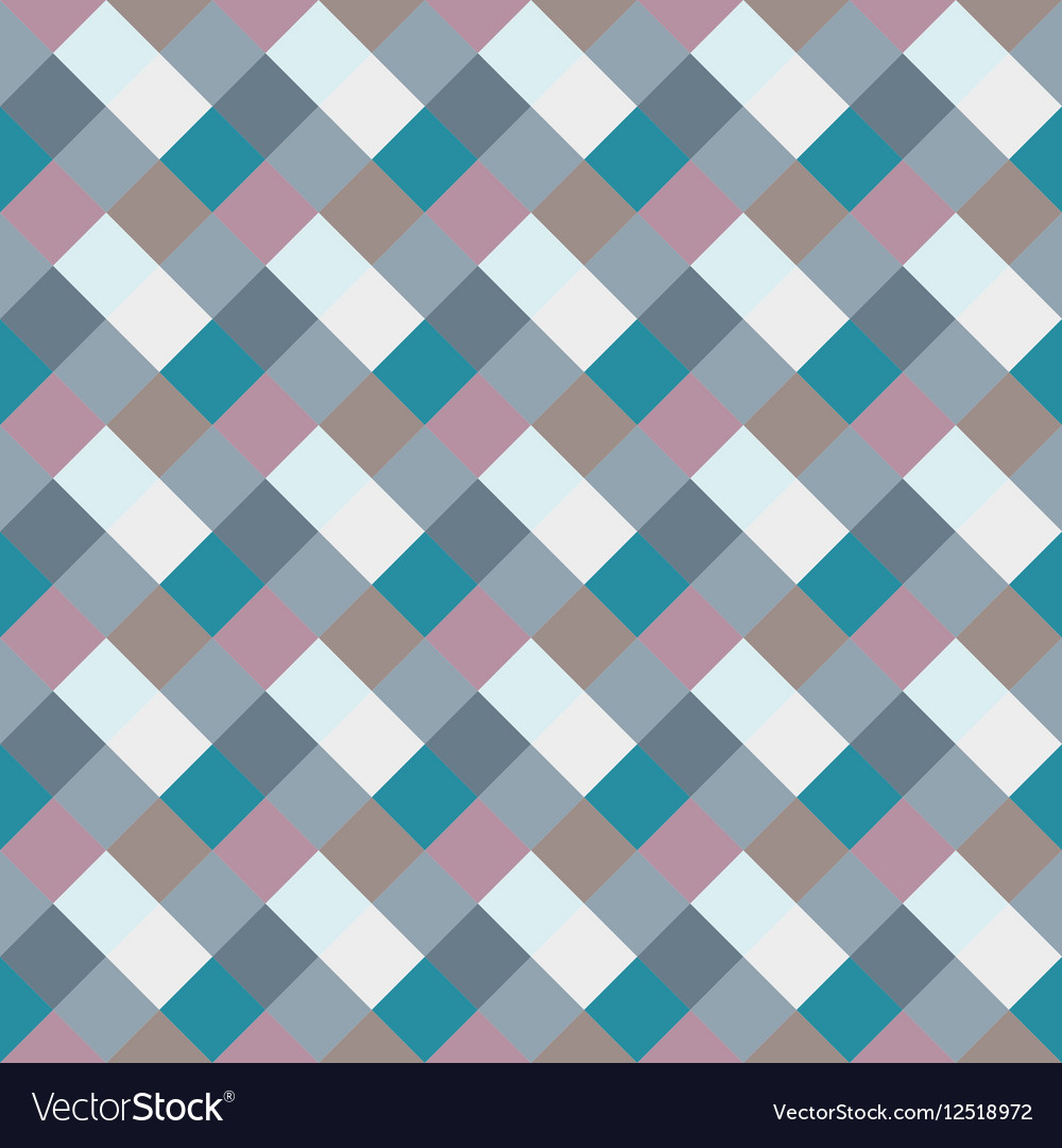 Seamless geometric checked pattern diagonal