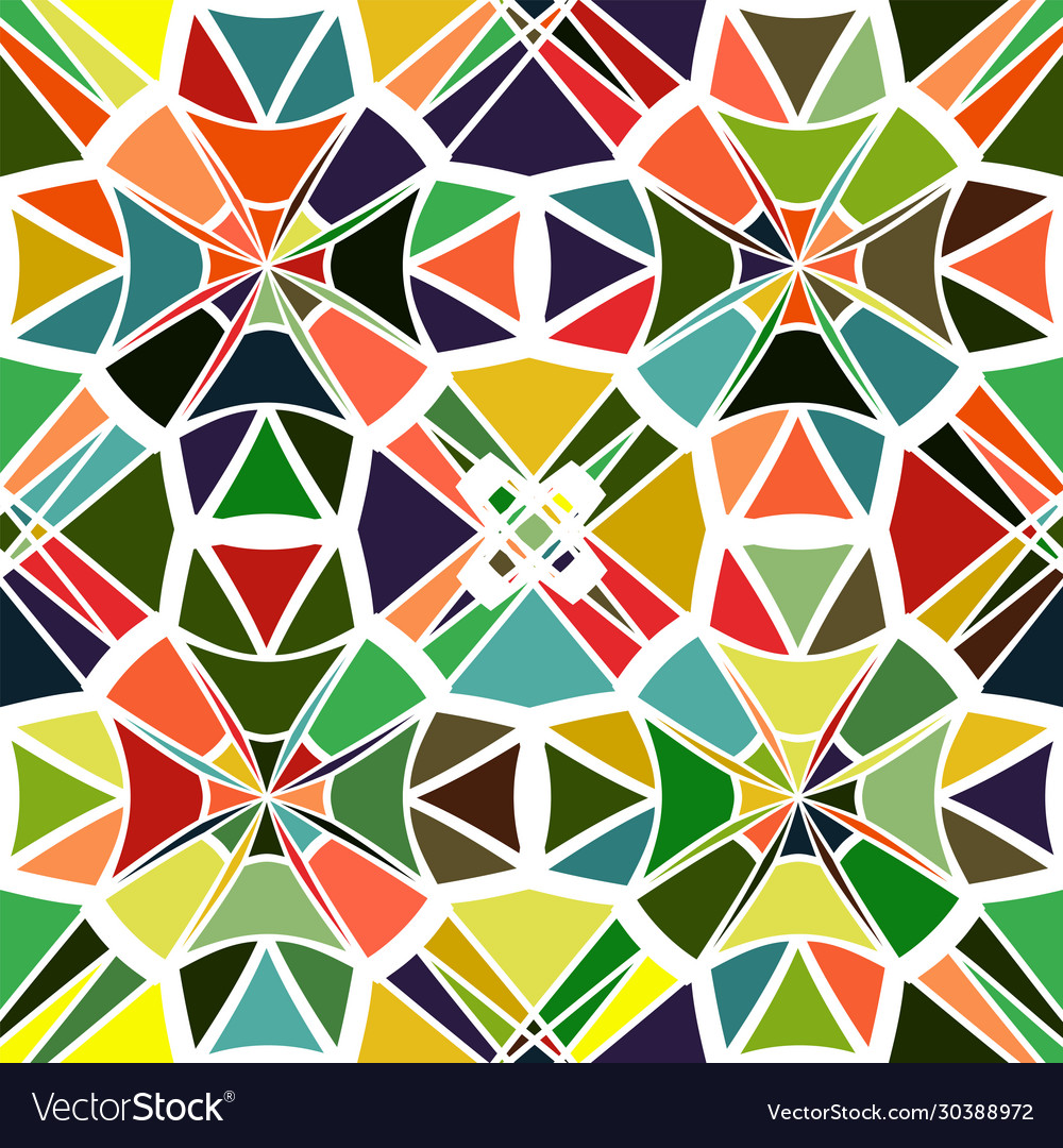 Seamless multicolored pattern modern random colors vector image Seamless multicolored pattern modern random colors