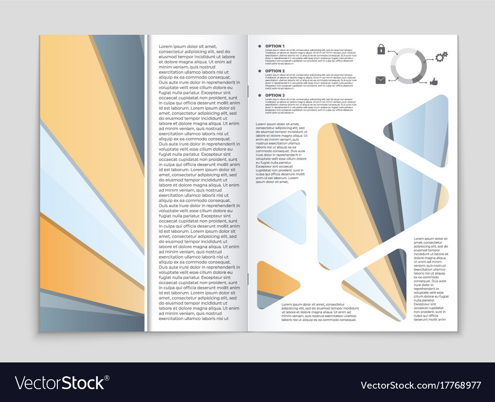 Abstract layout background set for art